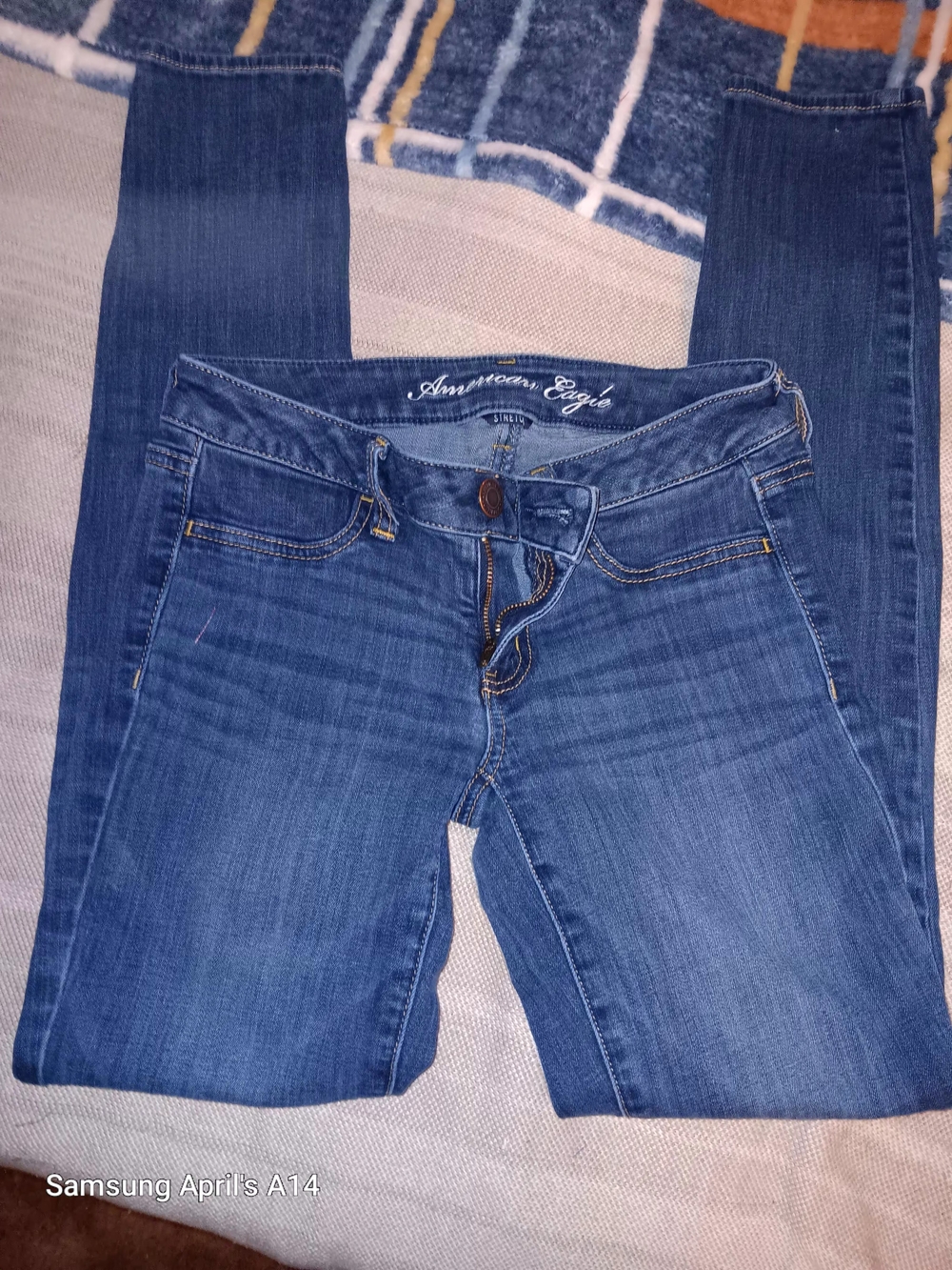 American Eagle Outfitters Dark Blue Skinny Jeans